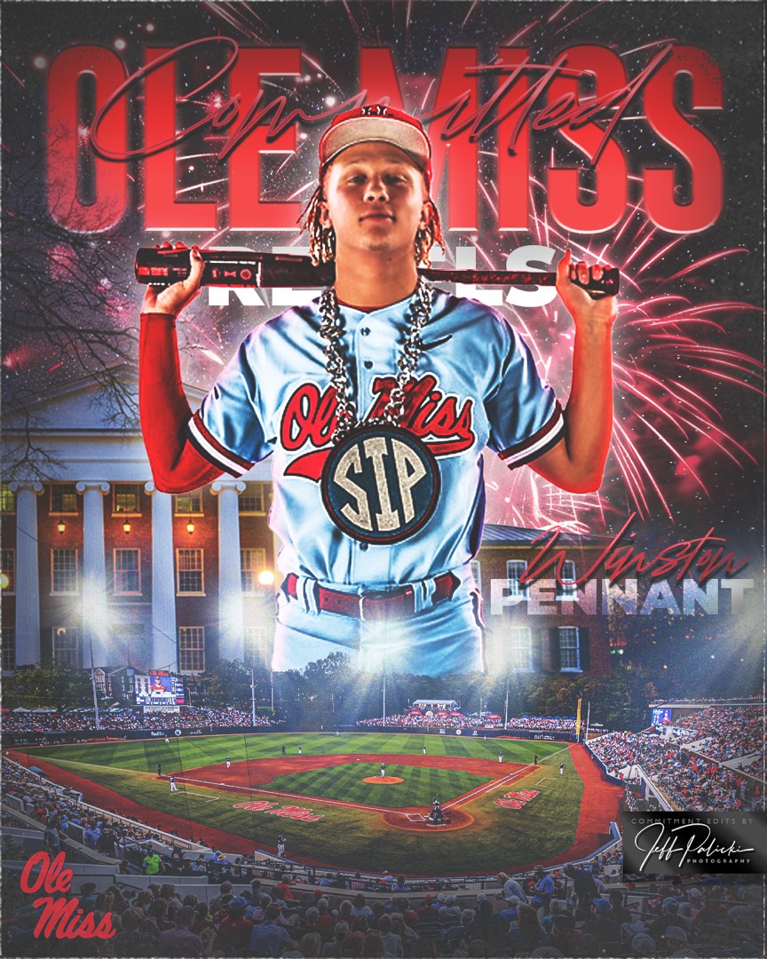 Baseball commitment graphics by Jeff Palicki Photography