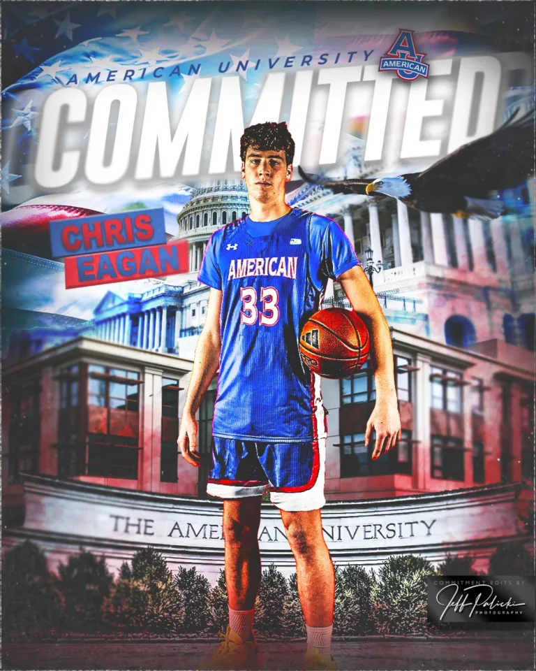Basketball commitment graphic by Jeff Palicki Photography