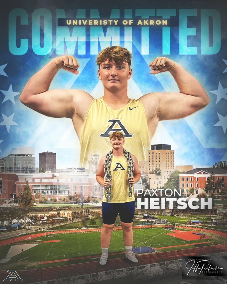 Wrestling commitment graphic by Jeff Palicki Photography