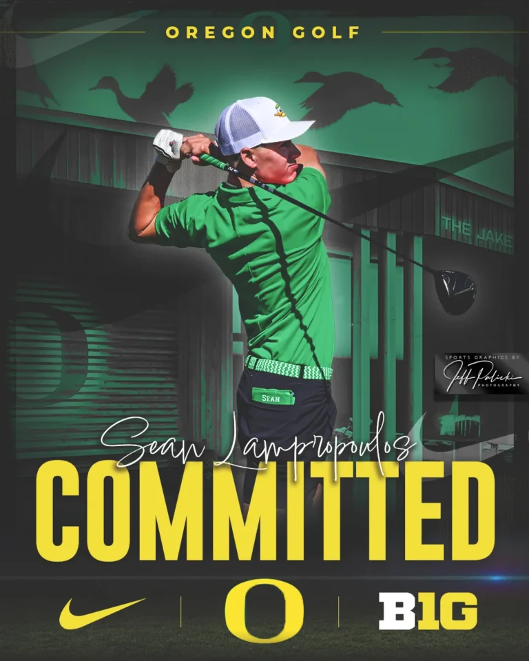 Golf commitment graphic by Jeff Palicki Photography