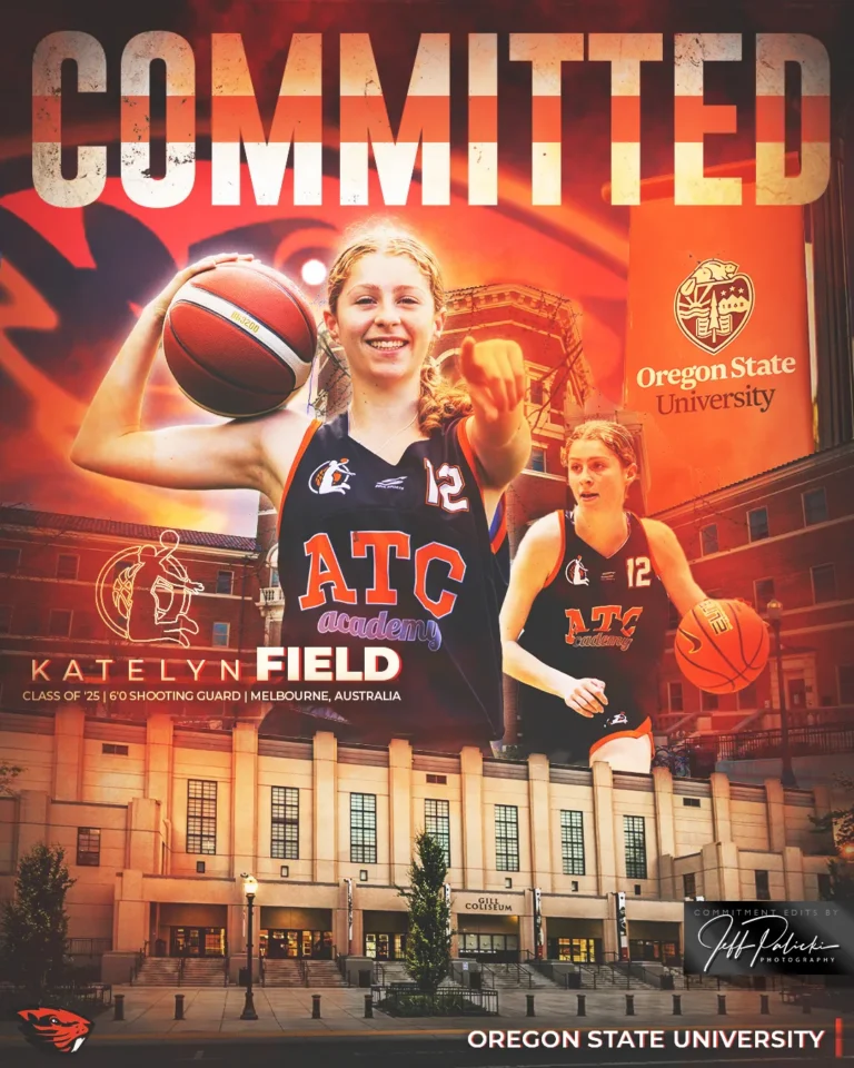 Basketball commitment graphic by Jeff Palicki Photography