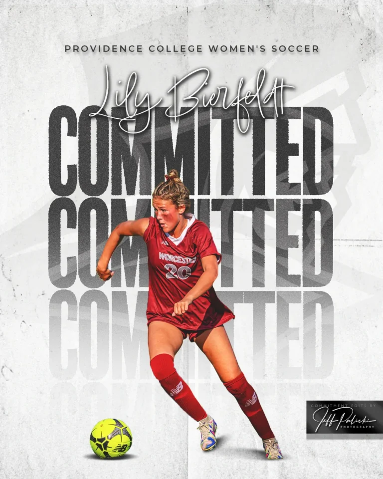 Soccer commitment graphic by Jeff Palicki Photography