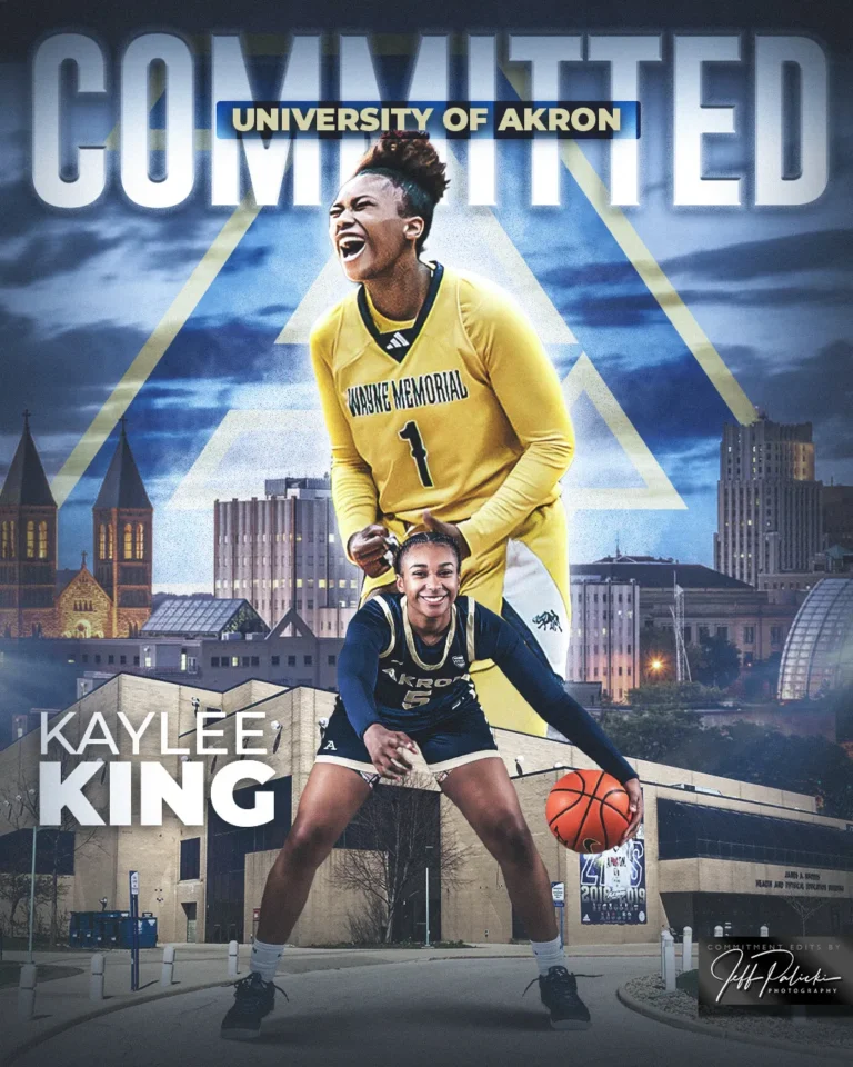 Basketball commitment graphic by Jeff Palicki Photography