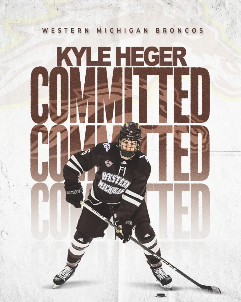 Hockey commitment graphic by Jeff Palicki Photography