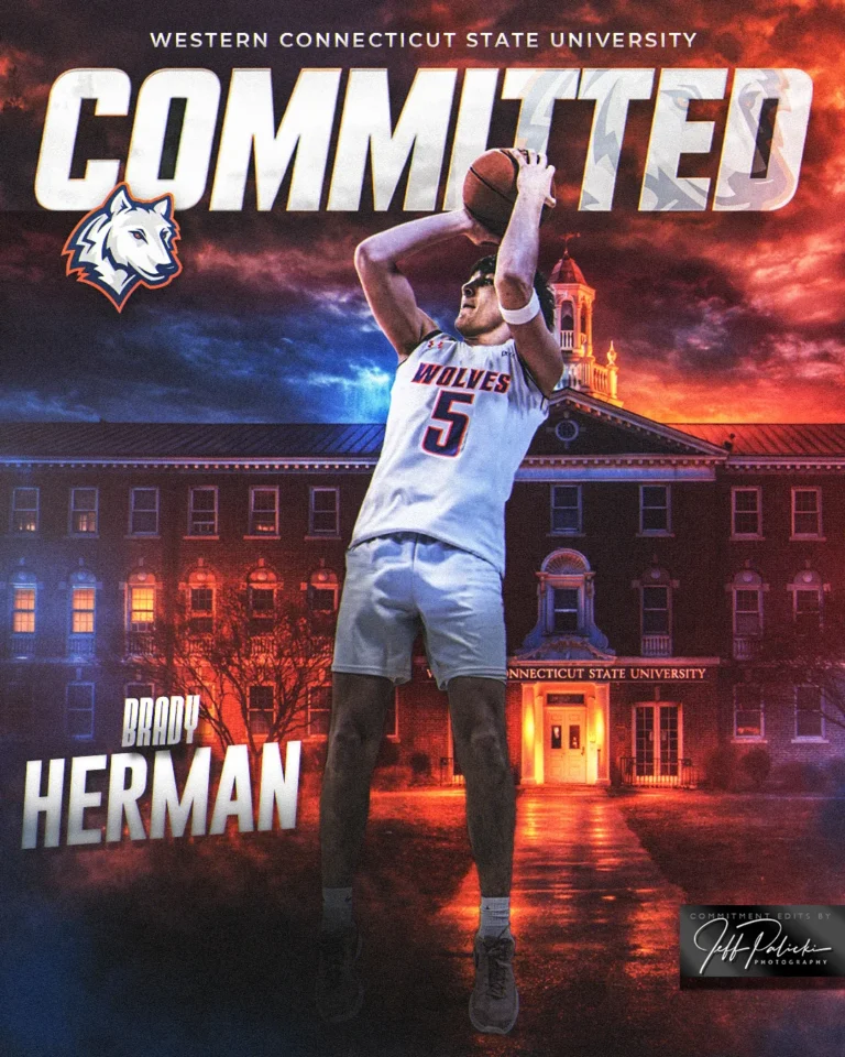 Basketball commitment graphic by Jeff Palicki Photography