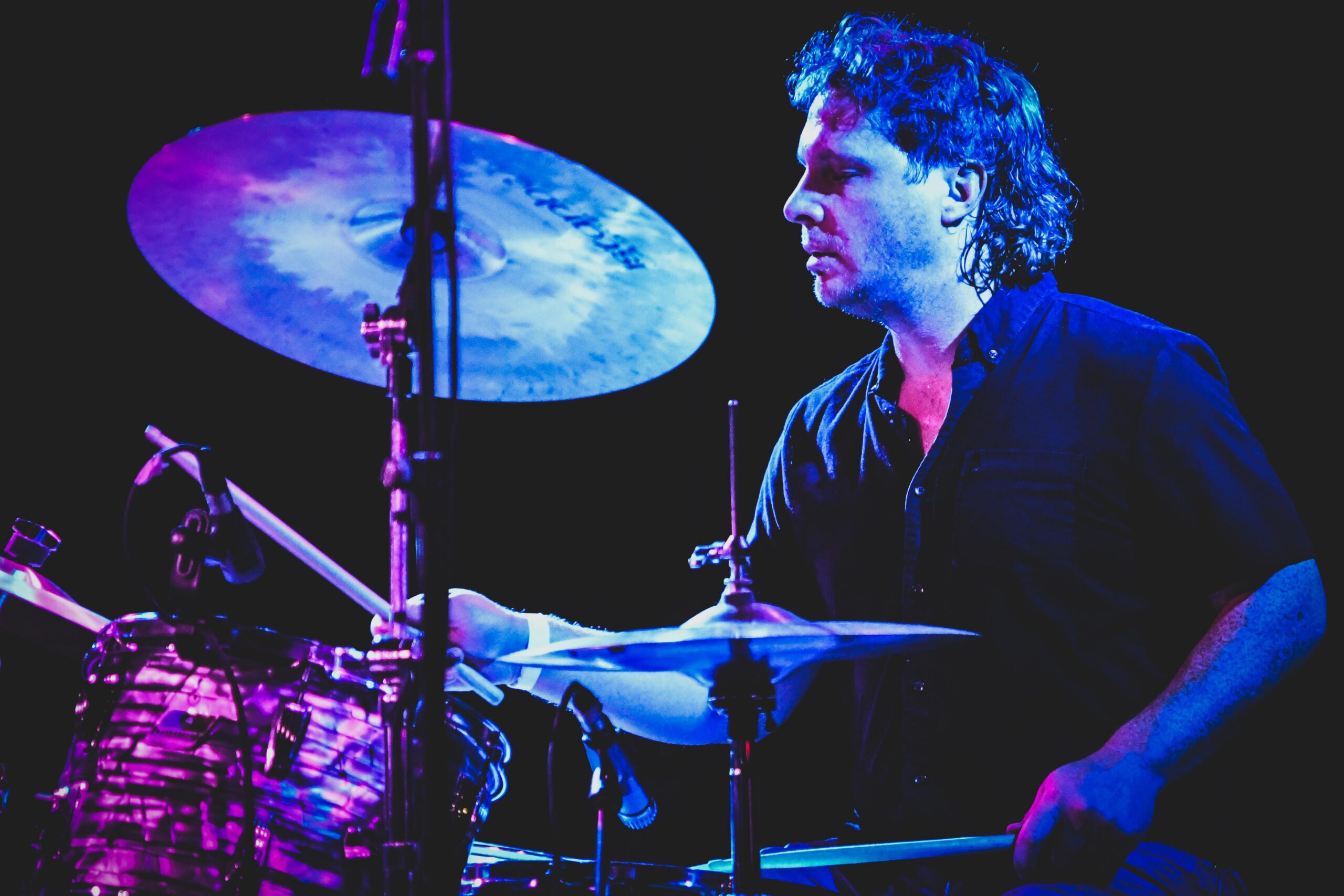 Concert Photographer photograph of a drummer at a concert near you